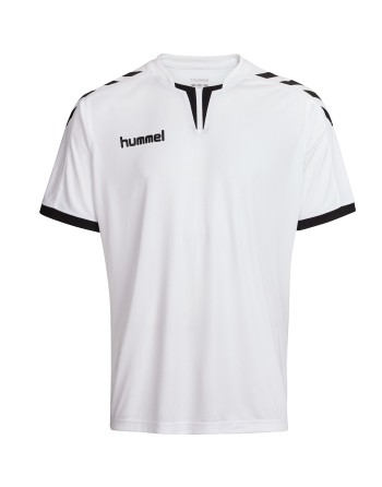 CORE SS POLY JERSEY / Krageneinsatz und Ärmelbündchen in Kontrastfarben