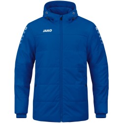 Coachjacke Team mit Kapuze / Polyester-Ribstop