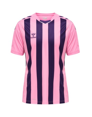 hmlCORE XK STRIPED JERSEY S/S / Interlock-Stoff